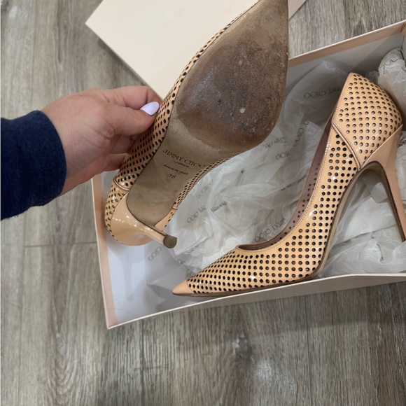Jimmy Choo Patent Leather Heels 38 - Picture 2 of 4